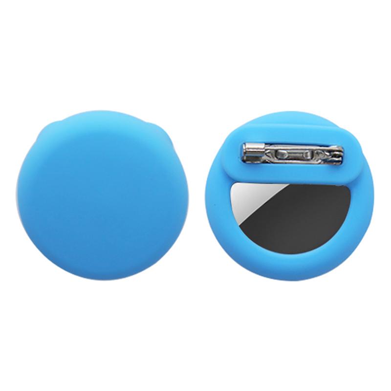 Protective Case for Apple Airtag Brooch Style Kids Pets Bluetooth-compatible Tracker Silicone Cover