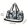 Snow Mountain Large Capacity Travel Duffels Bag for Boy/Girl Children Best Gift 2D Flat Cartoon Leisure Fitness Bag