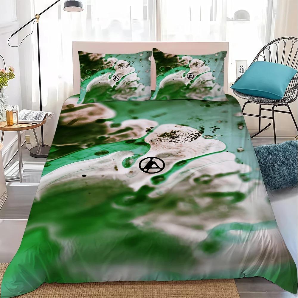 Rock Band L-LinkinS P-ParkES Impression Ensemble de Literie Exquis Housse de Couette Taie d'Oreiller Taille Simple Jumeau Cadeau Étudiant Adulte 2/3 pièces 100x135cm (2pcs)