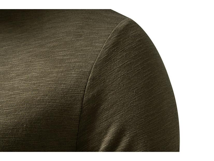Men's Bamboo Cotton Henley Long Sleeve T-Shirt