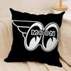 Fashion MMooneyes Cushion Cover Soft Plush Fabric DoubleSided Printed Sofa Cushion Cover for All Seasons Home Decor Gift