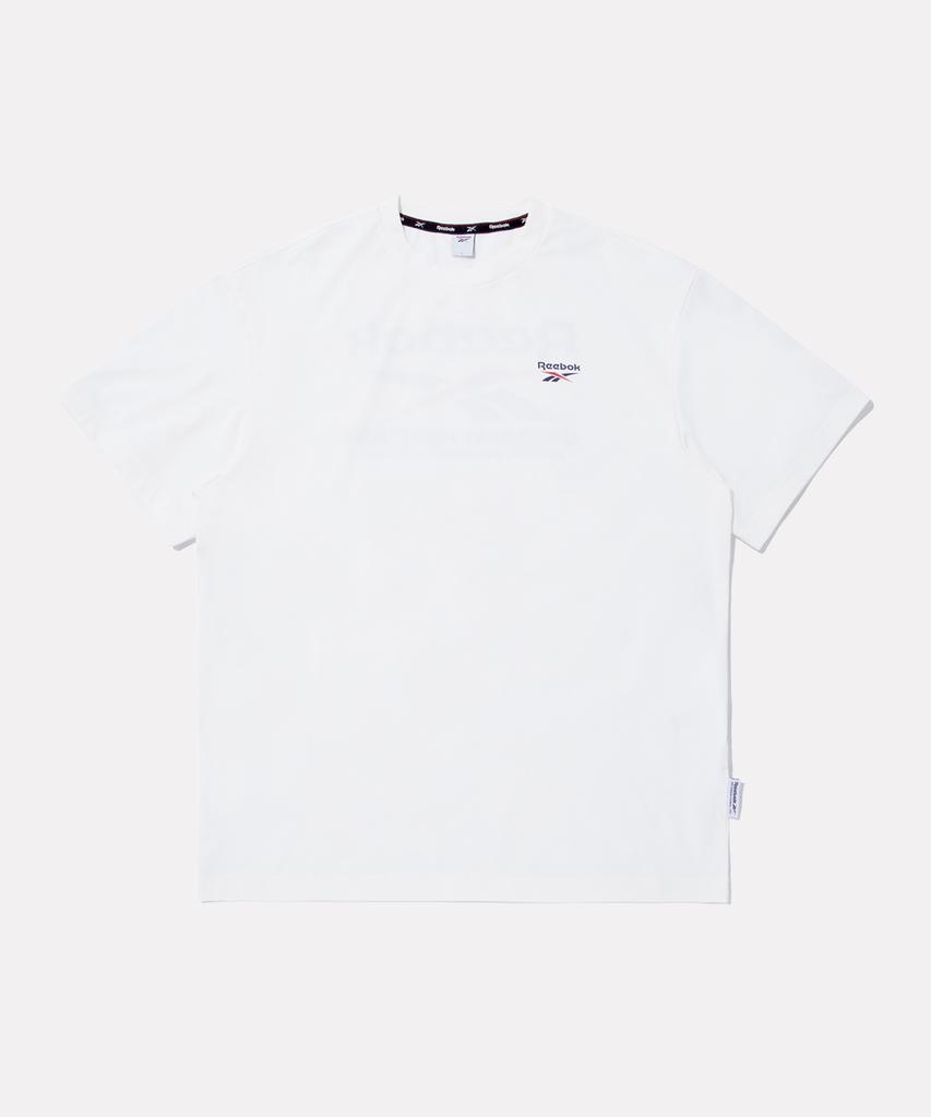 Reebok Big Vector Slogan Fresh Short Sleeve T-Shirt - White