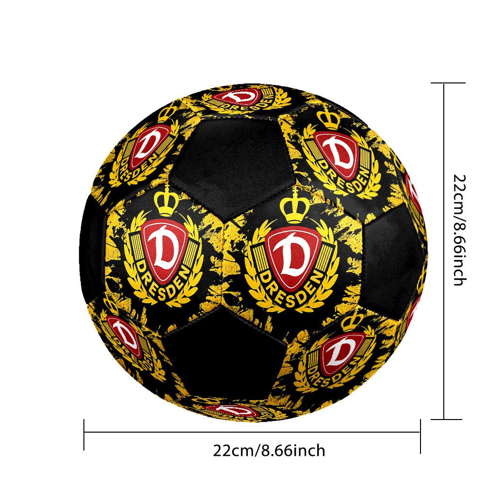 1pc SG Dynamo Dresden Soccer Ball Size 5 Indoor Soccer Ball Fashion Colorful Backyard Game - Great For Sports Fans Gift HE103