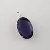 Pendente Fatto a Mano in Argento Sterling 925 con Gemma Iolite per Donna, Gioiello in Argento per Madre/Moglie PP-64-4