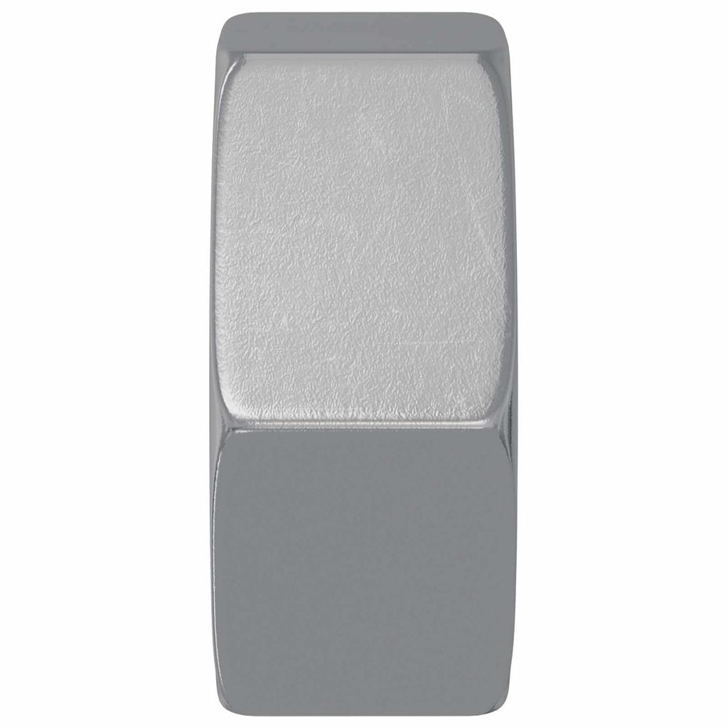 Hex Nut 12 Pcs Silver M6 Metal