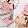 Lynlyulinger Cheek Blusher Blending Mood Cheek Blusher Palette Cheek Palette Warm Tones Cool Tones Matte Natural Girly Blush Face Color 8g Kaoimo