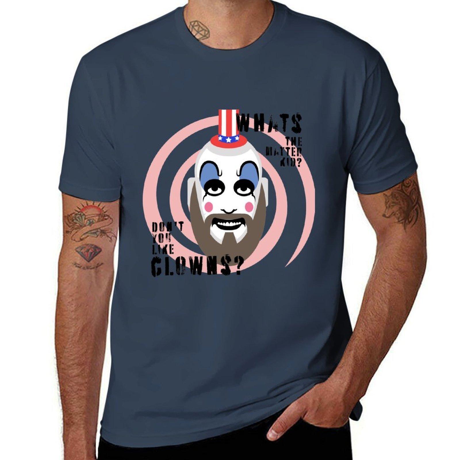 Captain Spaulding Dont You Like Clowns TShirt man t shirt designer essential t shirt TShirt S