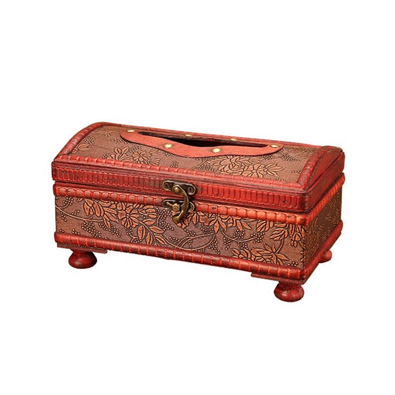 Suport din lemn pentru cutie de șervețele, Organizator cutie de șervețele pentru bucătărie, Cutie pentru șervețele de birou, Cutie pentru depozitare hârtie, Recipient artizanal decorativ