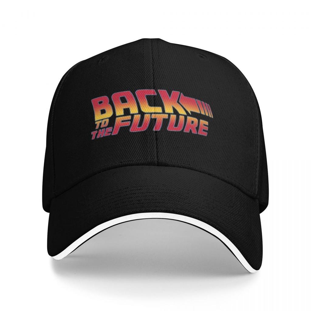 Back To The Future Movie Logo Baseball Caps Snapback Baseball Hats Breathable Casual Casquette Outdoor Unisex