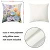 Floral Patterned Cushion Covers For Home Decoration Polyester pillowcase, sofa decorative cushion cov Headboard Pillow