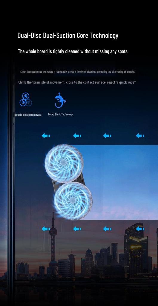 2026 Double-Sided Automatic Window Cleaning Robot and Sprayer