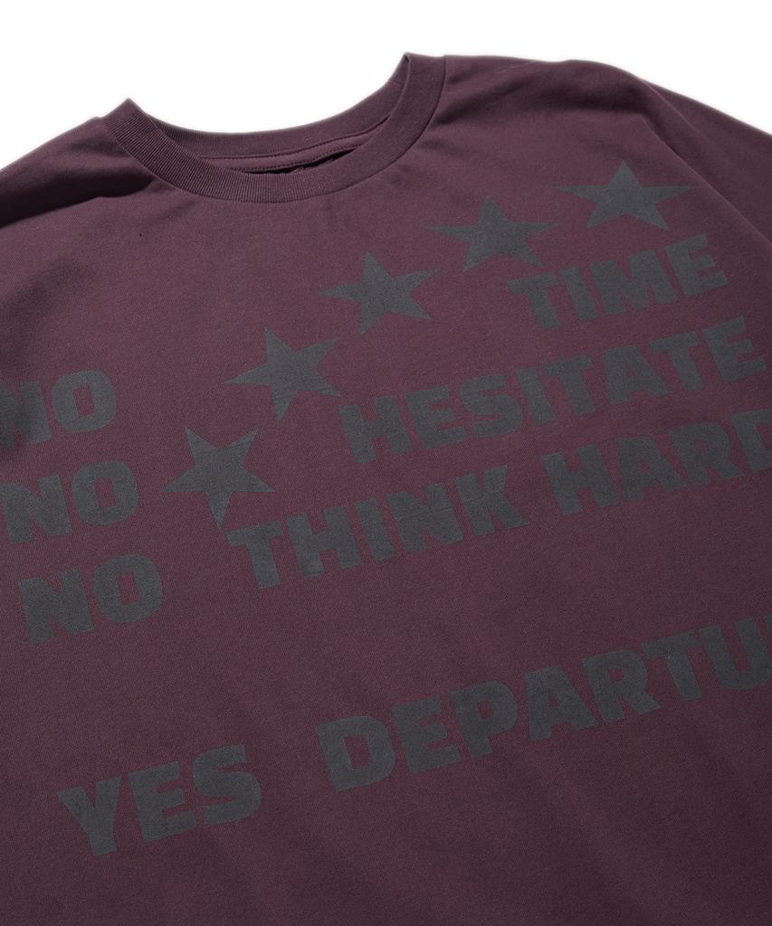 EXPRESSHOLIDAY Yes Departure Long Sleeve_Burgundy