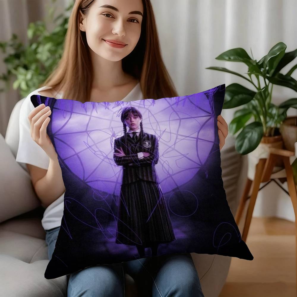 Film W-Mittwoch Kissenbezug Kurzplüsch Sofa Dekorativ Geschenk Zuhause Doppelseitiger Druck Kissen