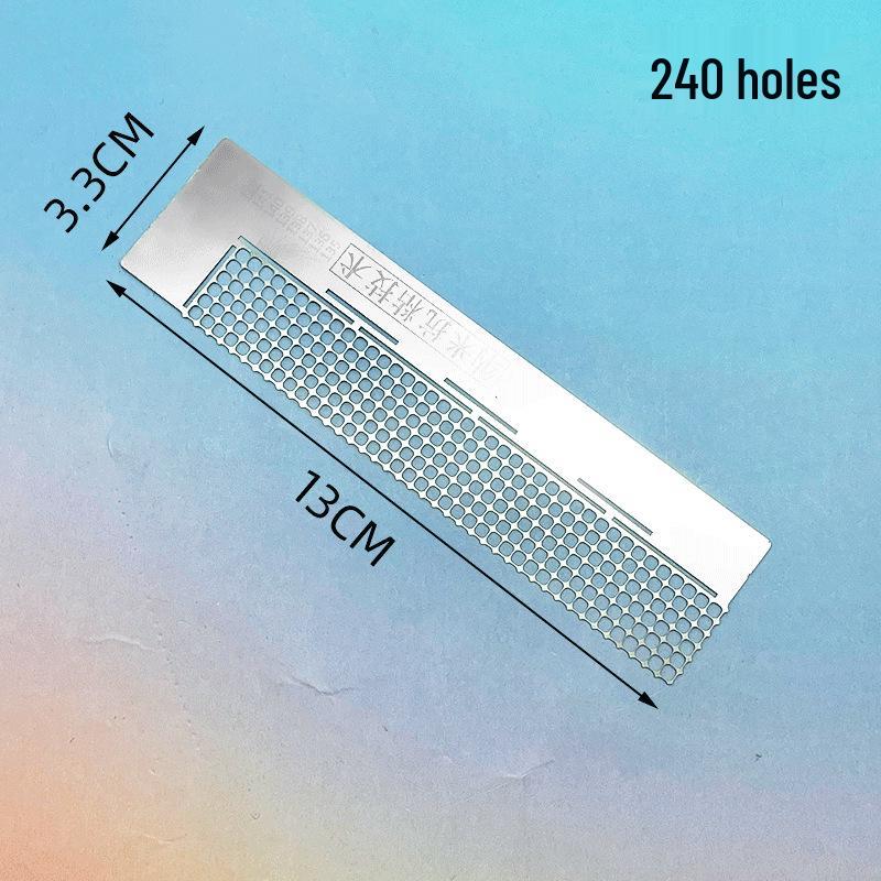 Stainless Steel Anti-Stick Diamond Painting Grid & Dotting Ruler Tool