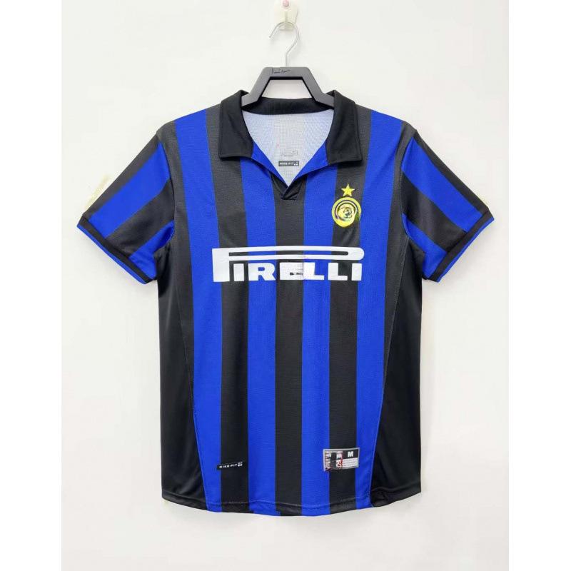 Wholesale Serie A Classic Retro Football Jersey AC Milan Kaka Inter Home and Away Short Sleeves Undertake Delivery