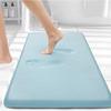 Tappetino da Bagno Morbido Olanly Antiscivolo Tappetini per Doccia Bagno Tappeto in Memory Foam Tappetino Morbido per Piedi Pavimento in Pietra Tappeto Super Assorbente ad Asciugatura Rapida