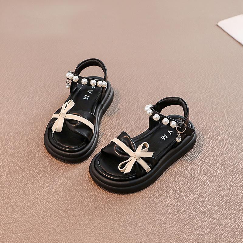 Girls shoes, children's baby princess sandals 2025 new summer sports explosion, big children's foreign style soft bottom beach
