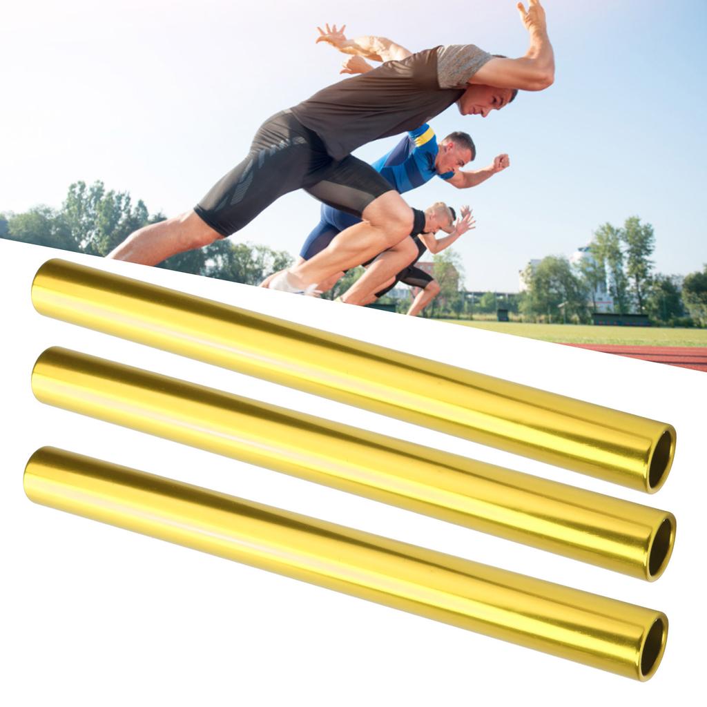 3pcs Electroplating Relay  s Track and Field Sprint Match  s
