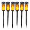 Solar Flame Torch Light Flickering Light Waterproof Garden Decoration Outdoor Lawn Path Yard Patio Floor Lamp