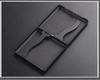 20-Piece Black Matte Metal Cigarette Case, Regular Size, Moisture-Proof & Pressure-Resistant, Minimalist Business Design for Men
