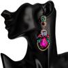 European & American Retro Temperament Water Drop Acrylic Earrings 