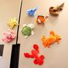 Plush Doll Doll Refrigerator Decor PP Cotton/Magnet Fridge 3D Stickers  Souvenir