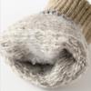 Thickened Winter Knitted Gloves Windproof Wool Gloves Fashion Touch Screen Gloves  for Men Women