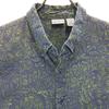 NUOVO 90s Old Paisley Pattern Long Sleeve Button Down Shirt XL Men's Used