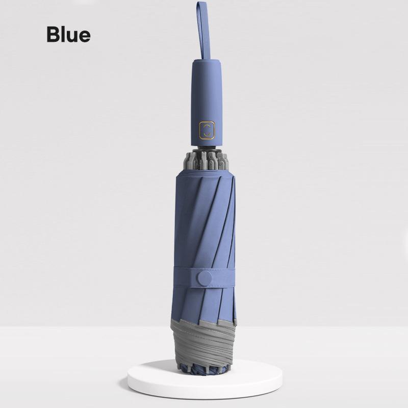 Automatic Reversible Umbrella for Women Men Big Folding Rain Umbrella Windproof Strong 10K Golf Reverse Umbrella