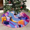 Christmas Tree Skirt Decoration For Home Xmas Tree Decorations Skirt Ornament Festive Holiday Party Decorations Indoor Outdoor