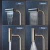 4 Mode Basin Faucet Bathroom Kitchen Sink Faucet Stainless Steel Hot and Cold Tap Toilet Water Mixer Tap Bathroom Accessories