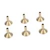 100pcs Funnel Shape Incense Cone Tray Alloy Incense Stick Rack Metal Cone Holder for Teahouse Living Room