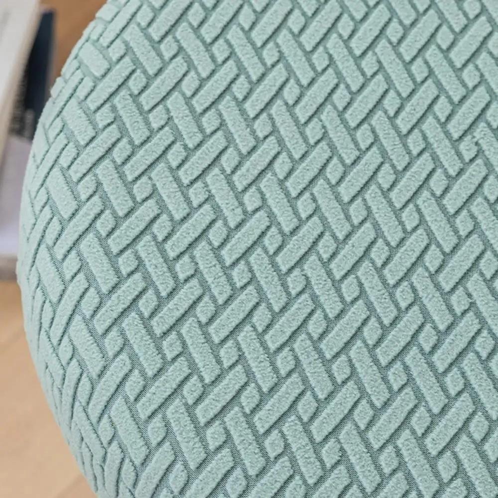 Thickened Bar Round Stool Cover Stretchable Seat Chair Slipcover Soft Round Chair Cover