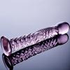 17cm Dildo Realistic Glass Crystal Dildo With Suction Cup Sex Toys for Woman/Lesbian Sex Toy  G-spot Orgasme Massage Stick