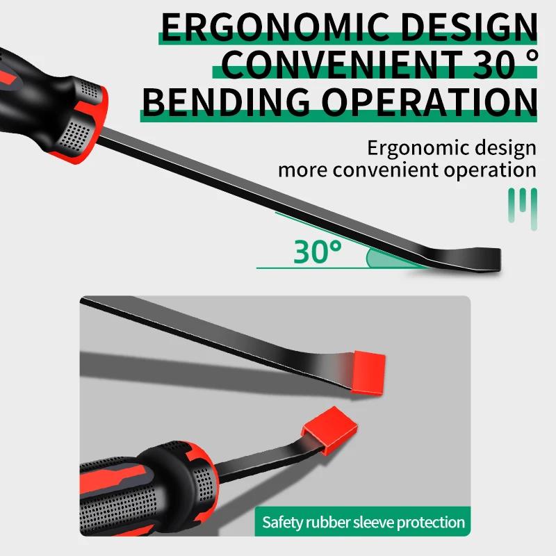 Multi-Function Long Pry Bar 8 12 18 24 Inch Tire Heavy Duty Crowbar Strike Cap Nail Puller Car Repair CV-R Removal Hand Tools