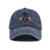 Versatile retro American printed washed old soft top sunshade baseball cap Unisex baseball cap