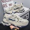 Chunky Sneakers Four Seasons Men's Breathable Light Outdoor Running Shoes Fashion Anti Slip Soft Sole Studnet Speed Sports Shoes