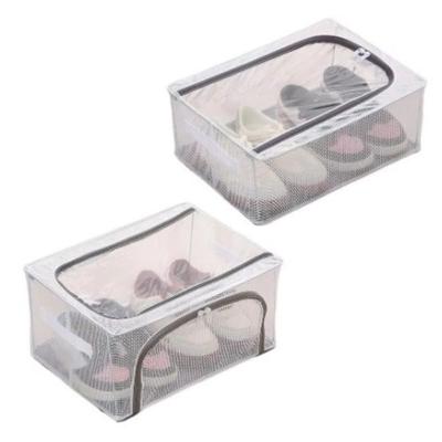Free Installation Foldable Shoe Storage Box Large Capacity Clear Shoe Rack Under-bed Finishing Shell Shoe Cabinet Room