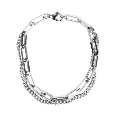 SQUAZ Bracelet Double Chain Octagon Chain Accessory SIDA156