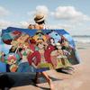 New O-One P-Pieces Cartoon Beach Towel Colorful Bath Towels Girl Microfiber Quick Dry Sand Free Beach Yoga Spa Gym Pool
