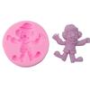 Funny Clown Shaped Silicone Mold Fondant Mould Baking DIY Supplies Nonstick