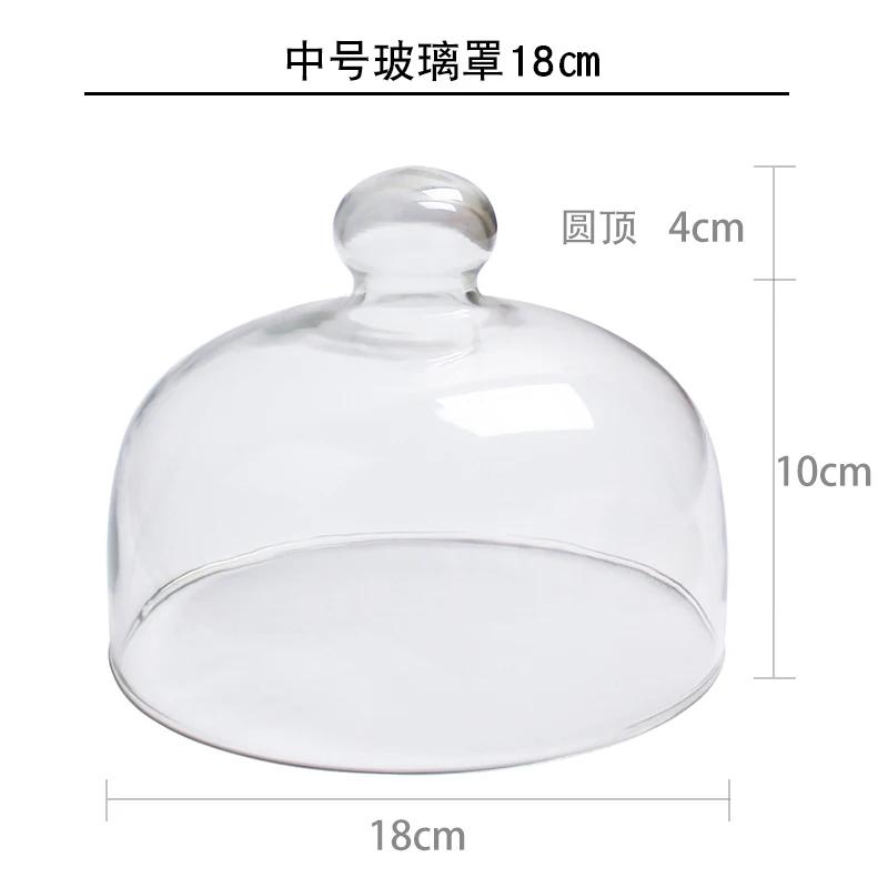 Wooden cake pan High foot Dessert plate Display stand Wooden tray Dim sum dish Bread plates Fruit plate Cake plates Glass cover