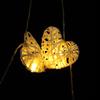 2.8in Heart Rattan Ball 10LED Woven Heart Pendant Scene Layout Ornament  Party Arrangement