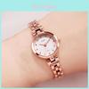 Gedi Rose Gold Ladies Watch With Sparkling Embellishments Water Resistant For Casual Wear