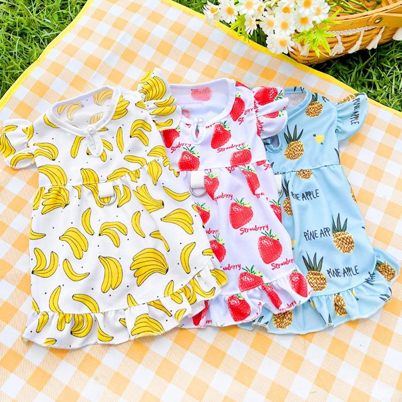 Pet Cats Can Be Taken Out. Love Summer Dresses Dog and Cat Supplies Corgi Dog Clothes and Accessories