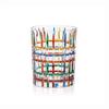 Regenbogen-Schimmer Handbemalte Glas Tasse - Bling Design für den Sommer