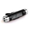 Portable LCD Temperature Electric Clock Digital Voltmeter Gauges Clock 3in1