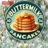 Vintage Aluminum Pancakes Sign Round Metal Tin Plate Retro Wall Art Decoration