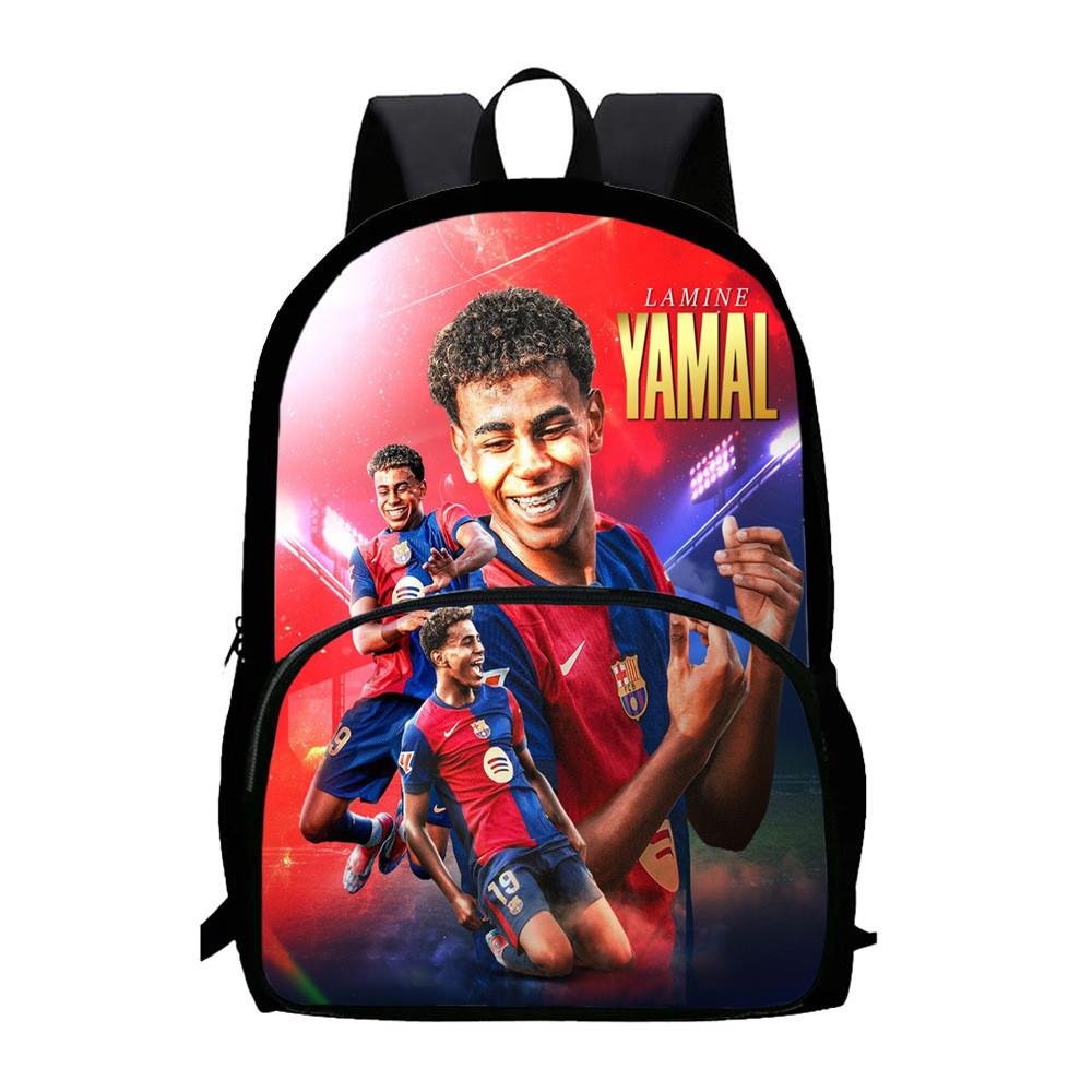 Backpack Trendy Yamal Oxford Material Double Shoulder Design Daily Use School