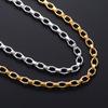 9mm Stainless Steel Link Hexagon Neck Chain Necklace for Women Men Handmade Geometric Chunky Choker Punk Rock Boy Metal Jewelry